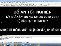 đồ án tốt nghiệp,đồ án chung cư,chung cư,Đồ án chung cư thống nhất